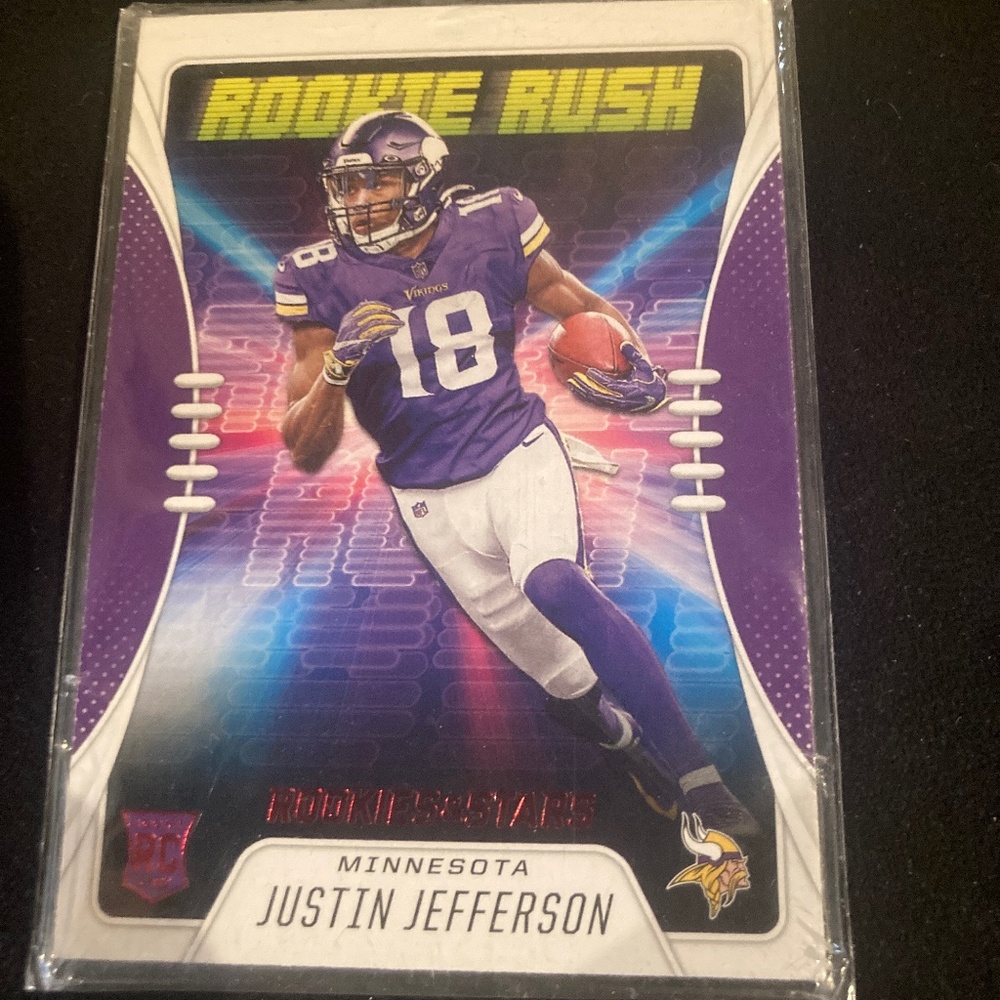 Rookie Rush Justin Jefferson rookie card Minnesota Vikings